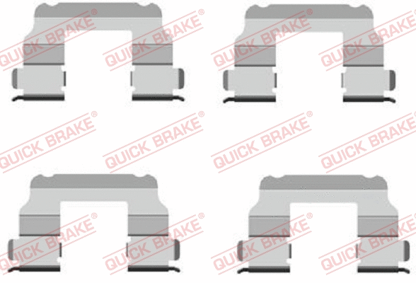 Accessory Kit, disc brake pad (109-1689)
