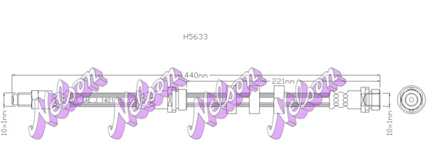 Brake Hose (H5633)