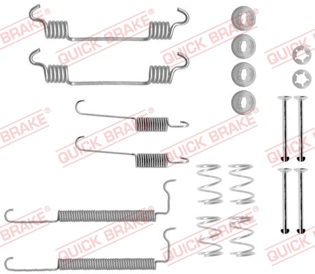 Accessory Kit, brake shoes (105-0710)