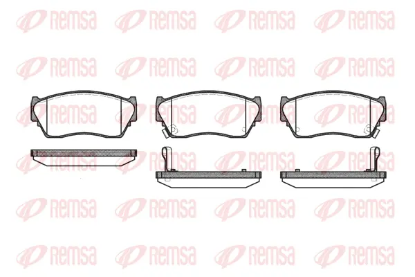 Brake Pad Set, disc brake (0364 02)