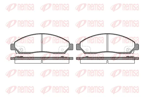 Brake Pad Set, disc brake (1098 14)