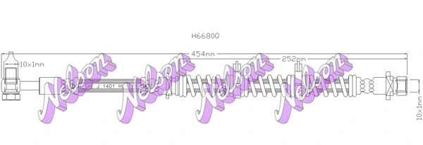 Brake Hose (H6680Q)