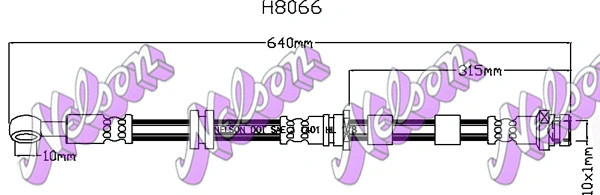 Brake Hose (H8066)