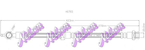 Brake Hose (H1703)