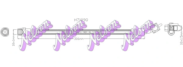 Brake Hose (H7109Q)
