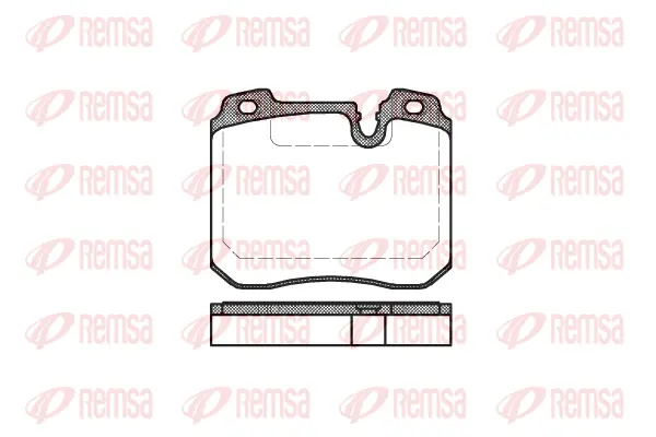 Brake Pad Set, disc brake (0378 00)