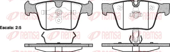 Brake Pad Set, disc brake (1216 00)