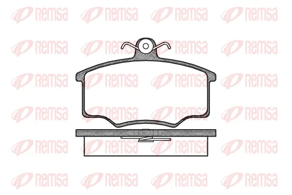 Brake Pad Set, disc brake (0046 00)