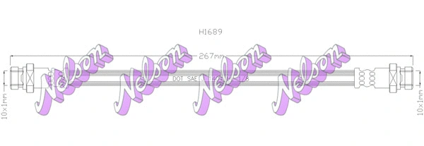 Brake Hose (H1689)
