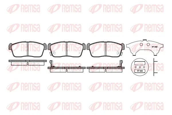 Brake Pad Set, disc brake (0724 02)
