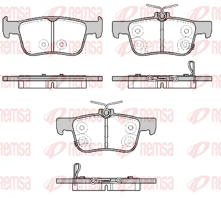 Brake Pad Set, disc brake (1551 20)