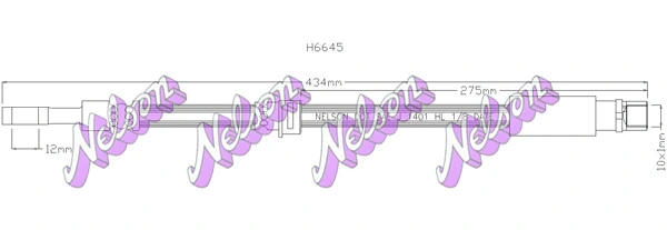 Brake Hose (H6645)