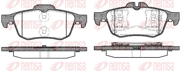 Brake Pad Set, disc brake (0842 60)