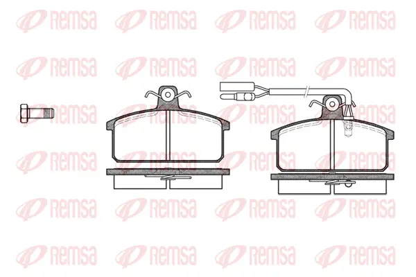Brake Pad Set, disc brake (0128 12)
