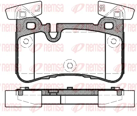 Brake Pad Set, disc brake (1429 00)