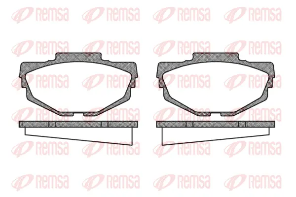 Brake Pad Set, disc brake (0053 00)