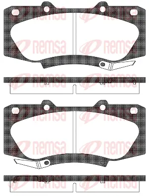 Brake Pad Set, disc brake (1468 04)