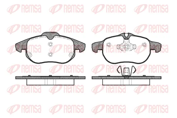 Brake Pad Set, disc brake (0888 00)