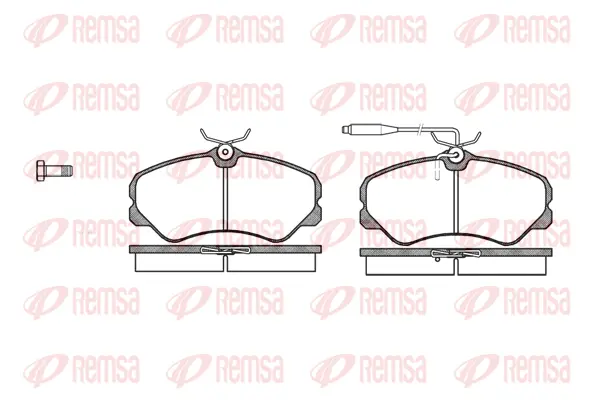 Brake Pad Set, disc brake (0261 02)