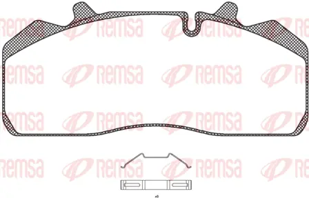 Brake Pad Set, disc brake (JCA894.00)