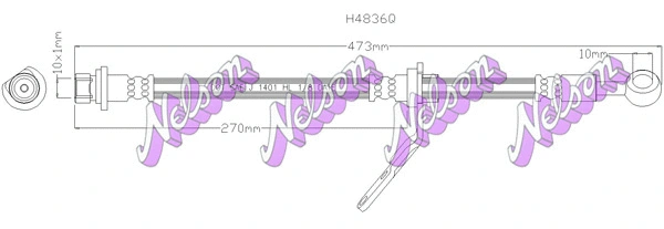 Brake Hose (H4836Q)