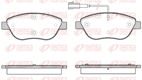 Brake Pad Set, disc brake (0859 45)