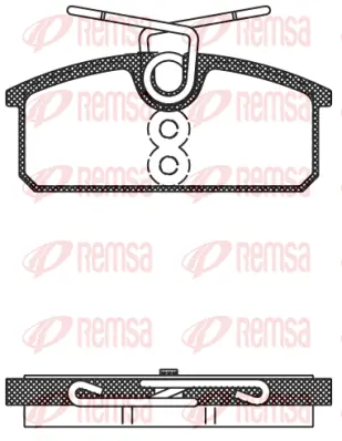 Brake Pad Set, disc brake (1424 00)
