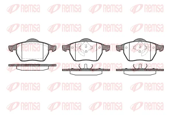 Brake Pad Set, disc brake (0390 01)