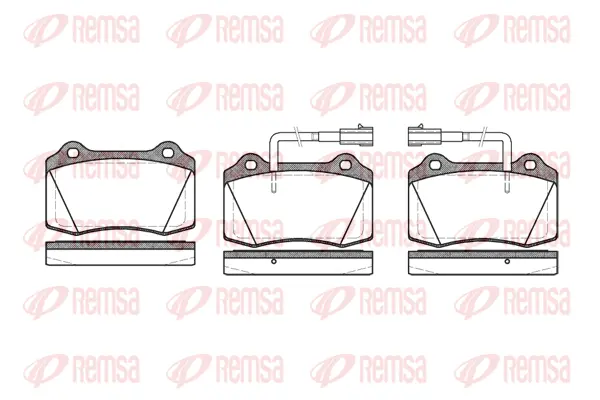 Brake Pad Set, disc brake (0434 32)