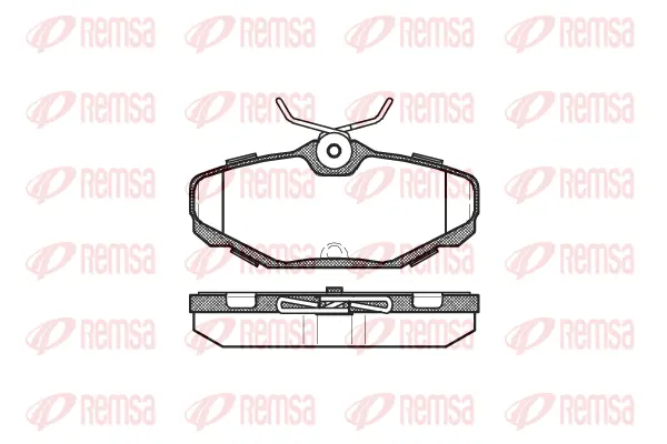 Brake Pad Set, disc brake (0455 00)
