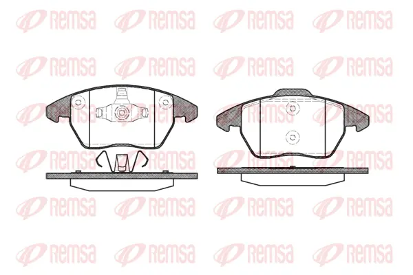 Brake Pad Set, disc brake (1030 10)