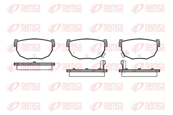 Brake Pad Set, disc brake (0151 12)
