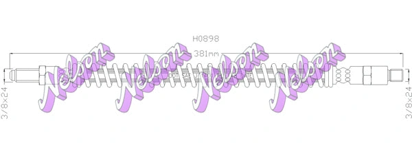 Brake Hose (H0898)