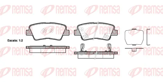 Brake Pad Set, disc brake (1362 02)