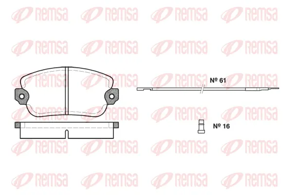 Brake Pad Set, disc brake (0024 02)