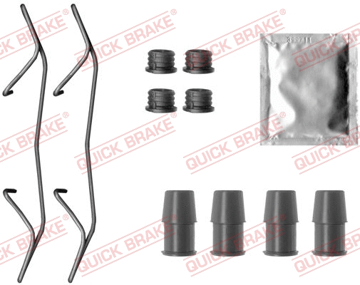Accessory Kit, disc brake pad (109-0075)