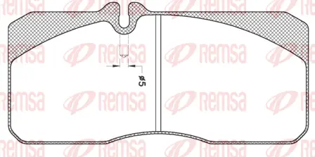Brake Pad Set, disc brake (JCA278.20)