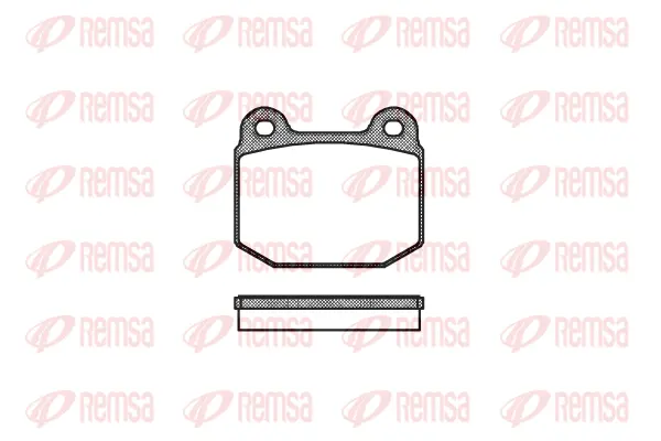 Brake Pad Set, disc brake (0014 20)