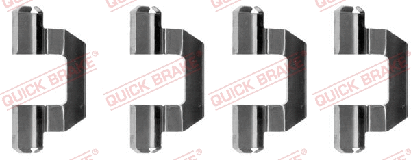 Accessory Kit, disc brake pad (109-1077)