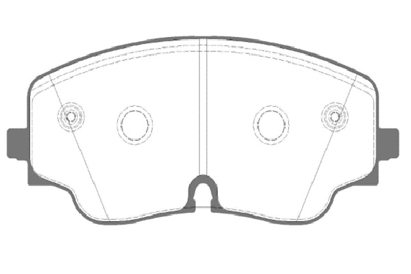 Brake Pad Set, disc brake (1984 01)