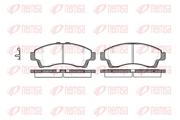 Brake Pad Set, disc brake (0639 02)