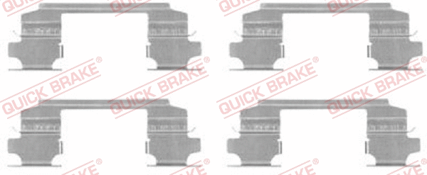 Accessory Kit, disc brake pad (109-1686)