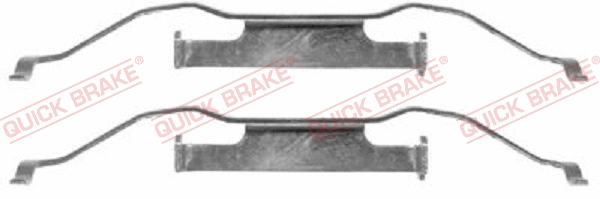 Accessory Kit, disc brake pad (109-1148)