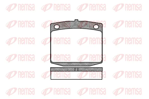 Brake Pad Set, disc brake (0095 10)