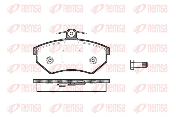 Brake Pad Set, disc brake (0134 40)