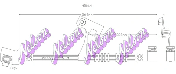 Brake Hose (H5064)