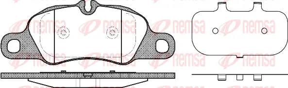 Brake Pad Set, disc brake (1366 00)