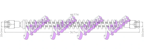 Brake Hose (H6774)