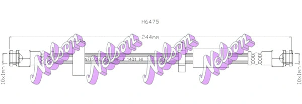Brake Hose (H6475)
