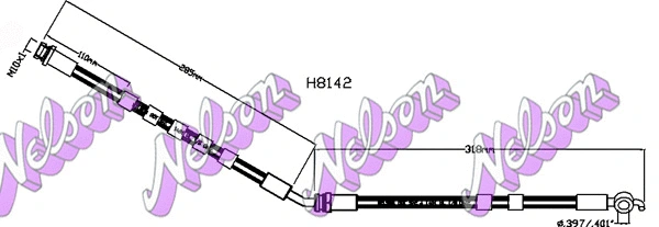 Brake Hose (H8142)